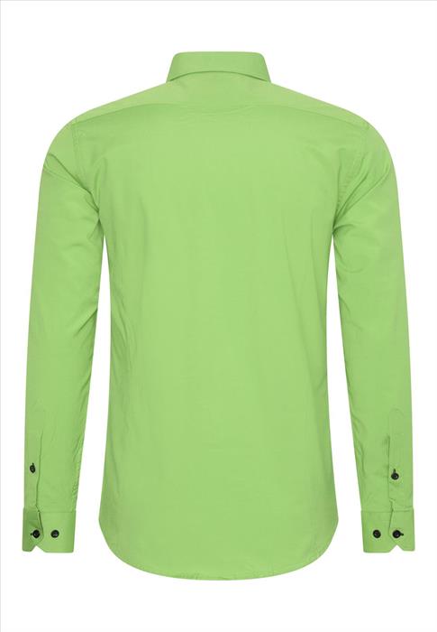 Kanon Civiel bellen Rusty Neal heren overhemd mint groen | Slim fit | Italian-Style.nl